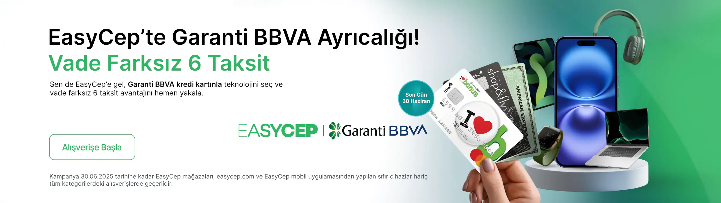 Ganati BBVA EasyCep Ayrıcalığı