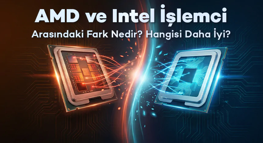 AMD ve Intel İşlemci Arasındaki Fark Nedir? Hangisi Daha İyi?