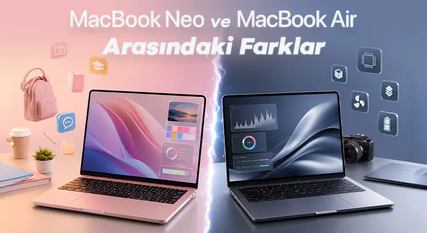 MacBook Neo ve MacBook Air Arasındaki Farklar