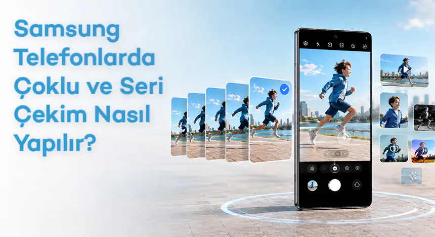Samsung Telefonlarda Çoklu ve Seri Çekim Nasıl Yapılır?