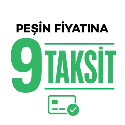 Peşin Fiyatına 9 Taksit!