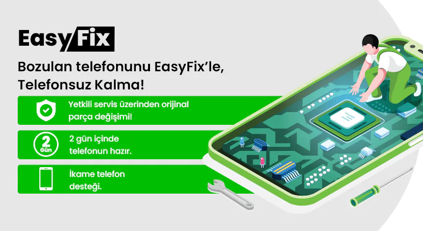 Bozulan Telefonunu EasyFix'le, Telefonsuz Kalma!