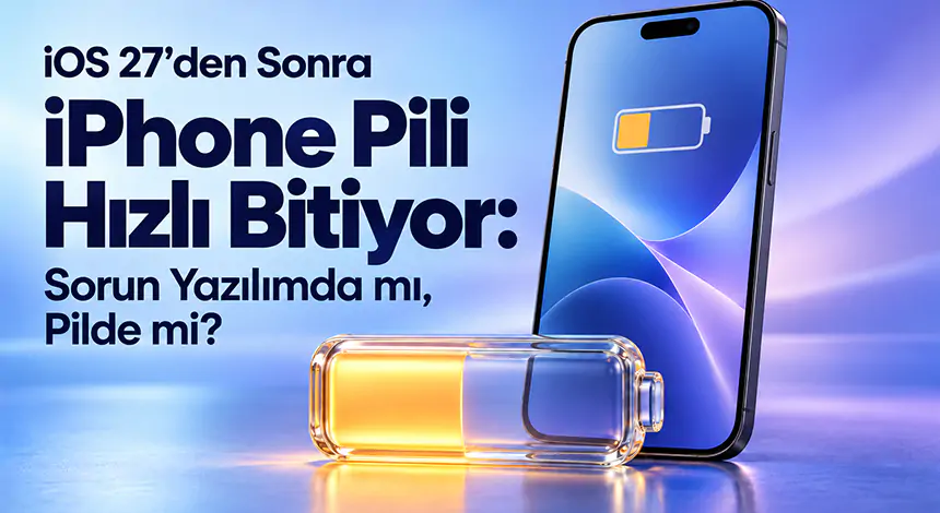iOS 27'den Sonra iPhone Pili Hızlı Bitiyor: Sorun Yazılımda mı, Pilde mi?